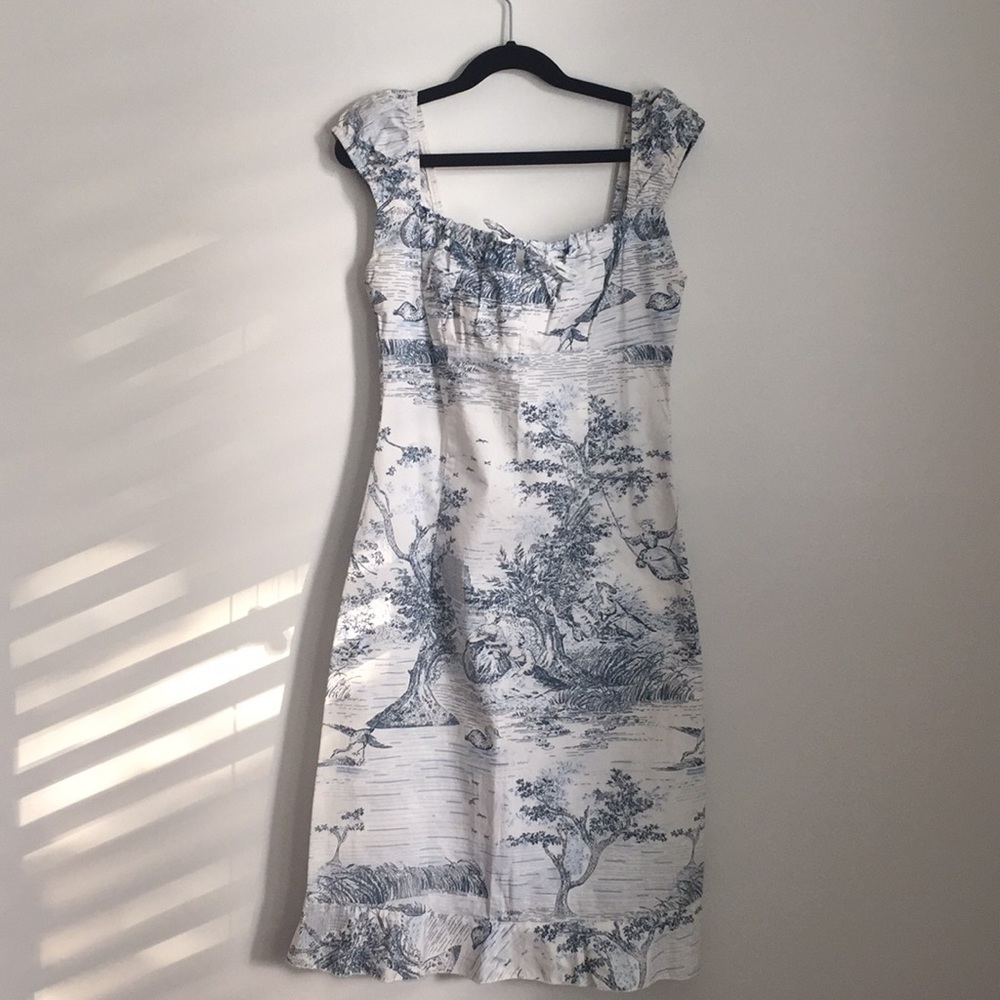 S Ruffle Hem Dress